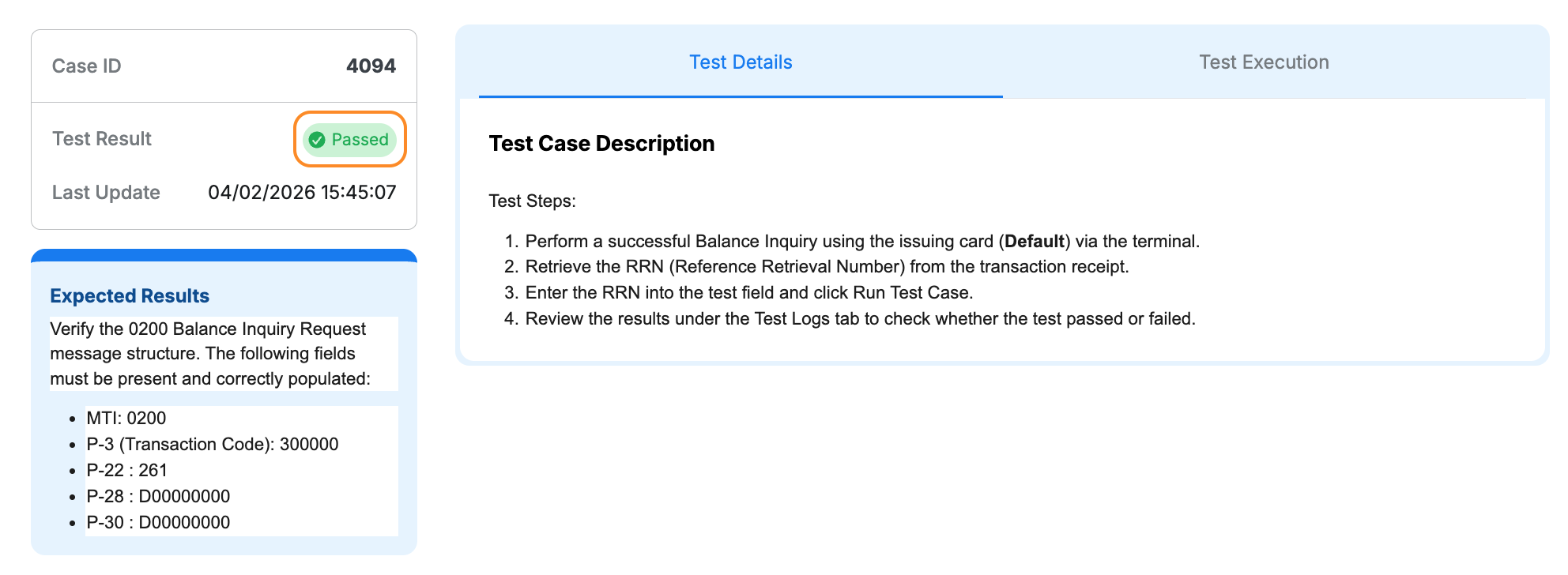 test suite