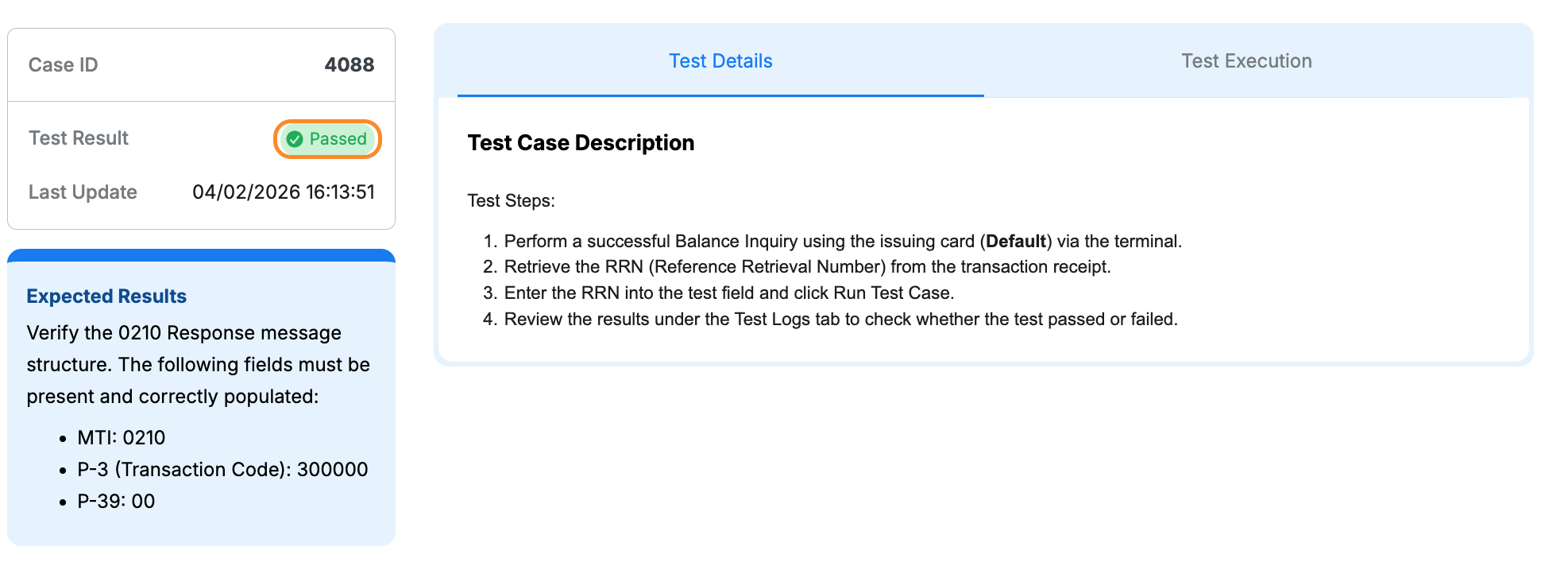 test suite
